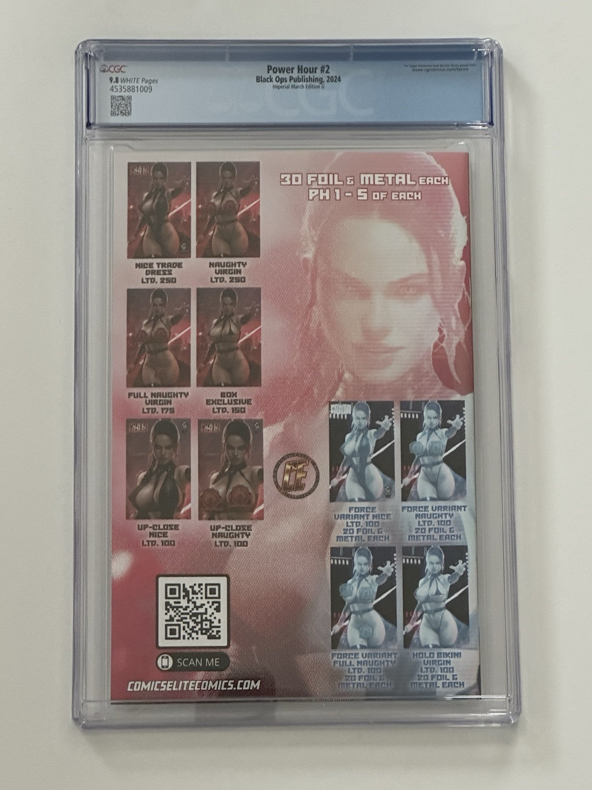 Power Hour #2 Shikarii Imperial March Force Variant Nice Cover G 76/100 CGC 9.8